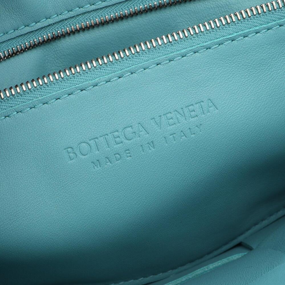 Bottega Veneta Intrecciato Cassette Shoulder Bag Leather Green - Picture 4 of 10